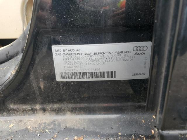 Photo 11 VIN: WAUDH78E57A077354 - AUDI A4 