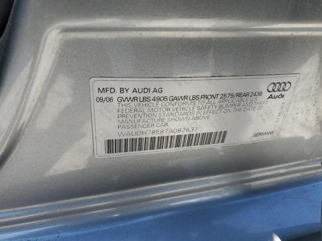 Photo 11 VIN: WAUDH78E87A082631 - AUDI A4 3.2 QUA 