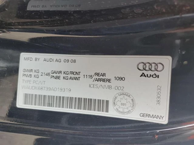 Photo 11 VIN: WAUDK68T39A019319 - AUDI A5 QUATTRO 