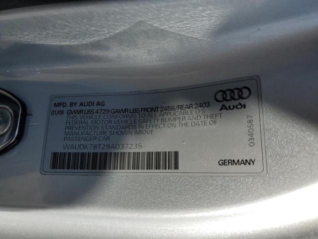 Photo 11 VIN: WAUDK78T29A037235 - AUDI A5 