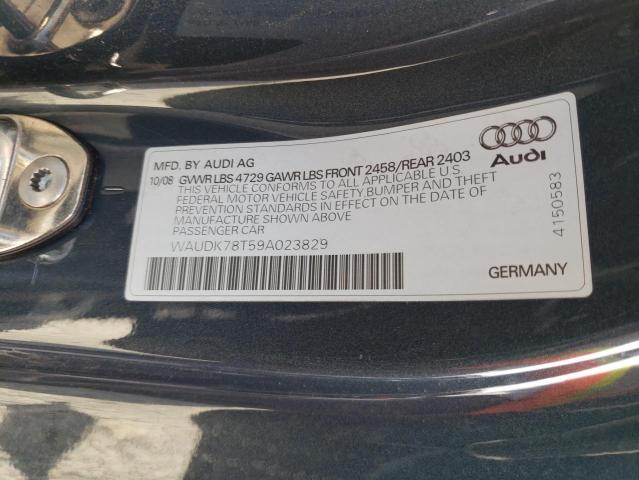 Photo 11 VIN: WAUDK78T59A023829 - AUDI A5 