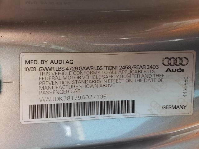 Photo 12 VIN: WAUDK78T79A027106 - AUDI A5 