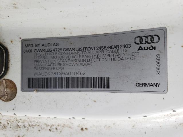 Photo 11 VIN: WAUDK78TX9A010462 - AUDI A5 