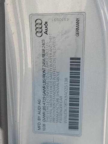 Photo 11 VIN: WAUDK78TX9A025138 - AUDI A5 QUATTRO 