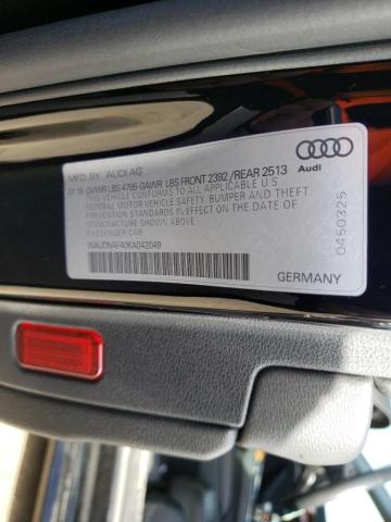 Photo 9 VIN: WAUDNAF40KA042049 - AUDI A4 PREMIUM 