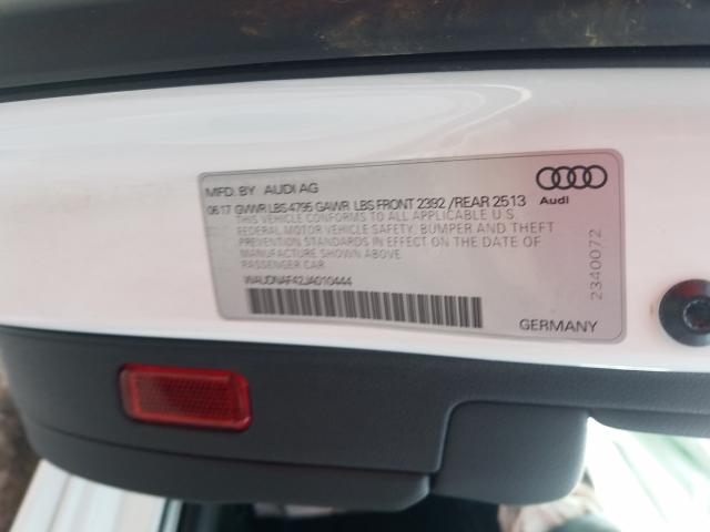 Photo 9 VIN: WAUDNAF42JA010444 - AUDI A4 PREMIUM 