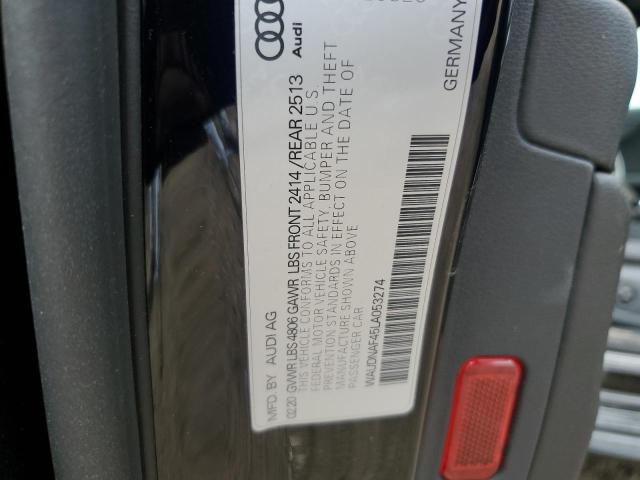 Photo 11 VIN: WAUDNAF45LA053274 - AUDI A4 