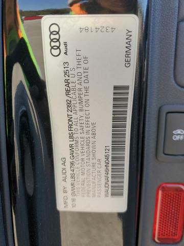 Photo 12 VIN: WAUDNAF46HN045121 - AUDI A4 PREMIUM 