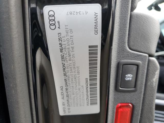 Photo 11 VIN: WAUDNAF48HN042849 - AUDI A4 