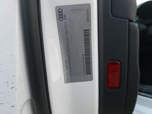 Photo 9 VIN: WAUDNAF49LN008508 - AUDI A4 