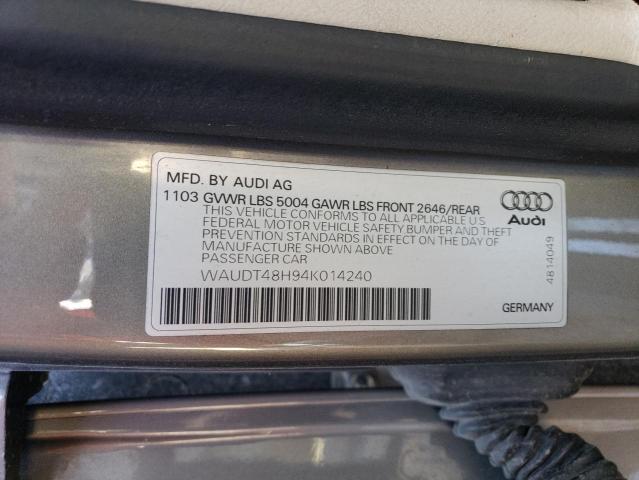 Photo 11 VIN: WAUDT48H94K014240 - AUDI A4 QUATTRO 