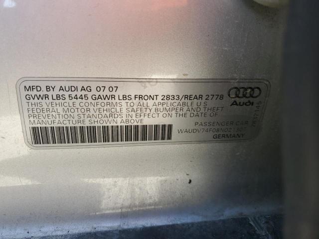 Photo 11 VIN: WAUDV74F08N021307 - AUDI A6 4.2 QUA 