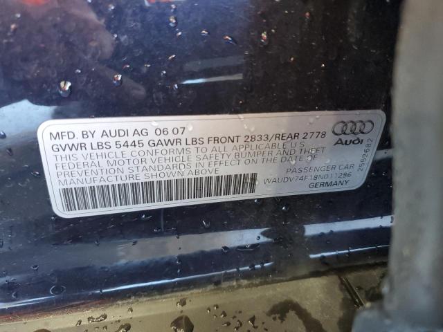 Photo 11 VIN: WAUDV74F18N011286 - AUDI A6 