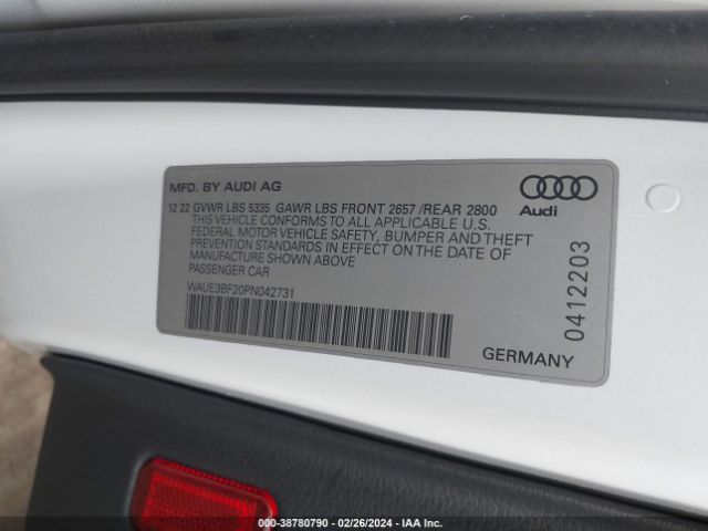 Photo 8 VIN: WAUE3BF20PN042731 - AUDI A6 