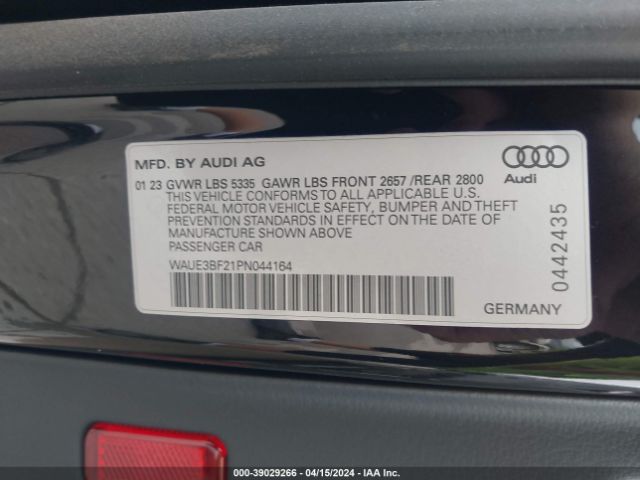 Photo 8 VIN: WAUE3BF21PN044164 - AUDI A6 