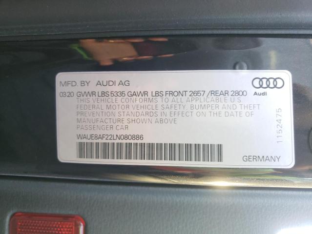 Photo 9 VIN: WAUE8AF22LN080886 - AUDI A6 