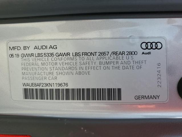 Photo 11 VIN: WAUE8AF23KN119676 - AUDI A6 PREMIUM 