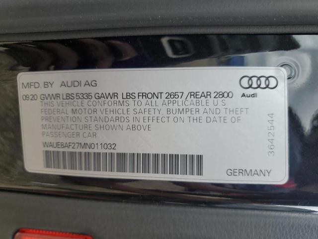 Photo 11 VIN: WAUE8AF27MN011032 - AUDI A6 PREMIUM 