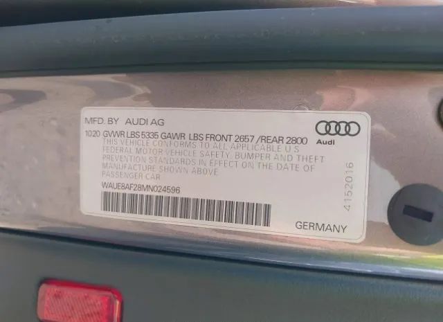 Photo 8 VIN: WAUE8AF28MN024596 - AUDI A6 