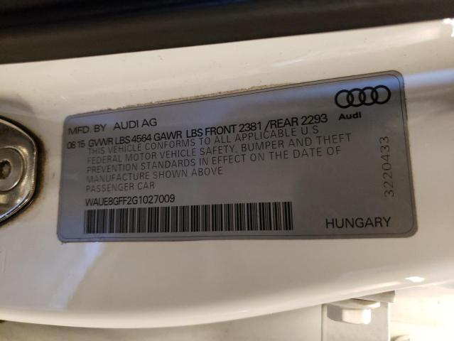 Photo 9 VIN: WAUE8GFF2G1027009 - AUDI A3 PREMIUM 