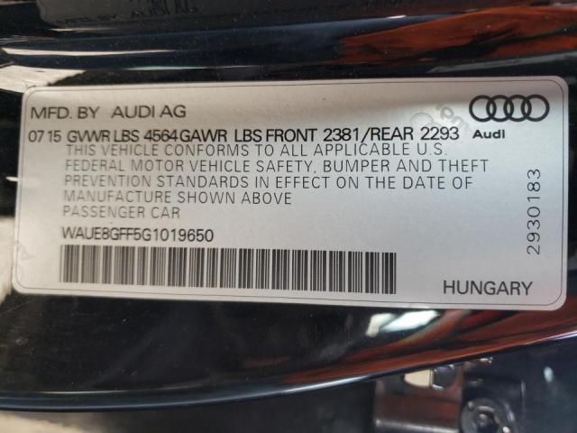 Photo 9 VIN: WAUE8GFF5G1019650 - AUDI A3 PREMIUM 