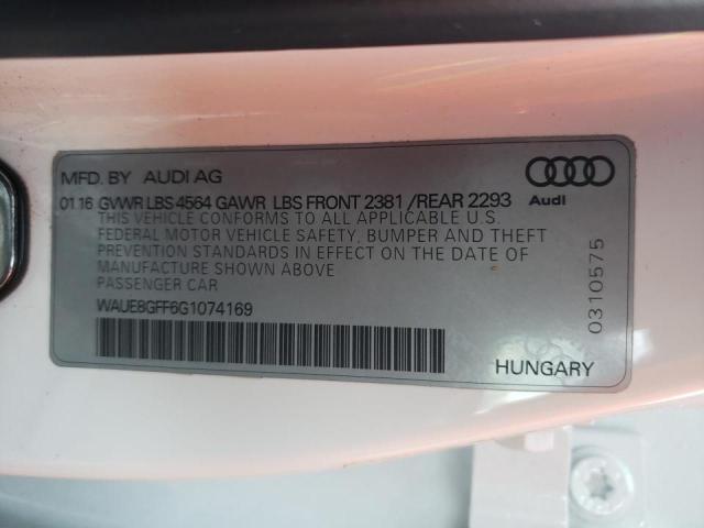 Photo 9 VIN: WAUE8GFF6G1074169 - AUDI A3 PREMIUM 