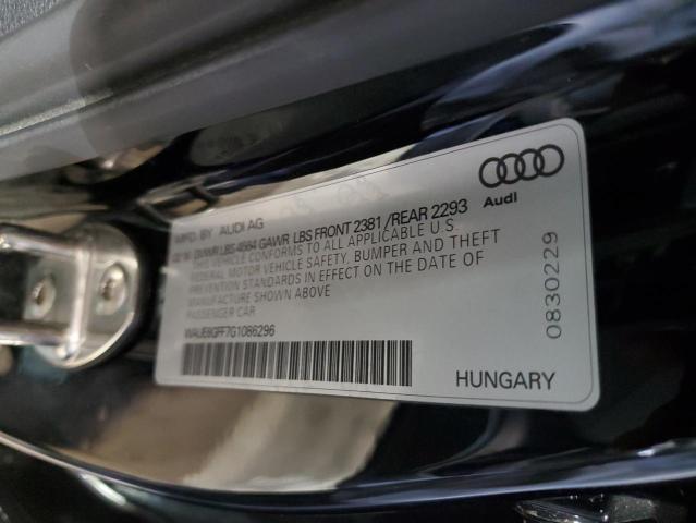 Photo 11 VIN: WAUE8GFF7G1086296 - AUDI A3 PREMIUM 