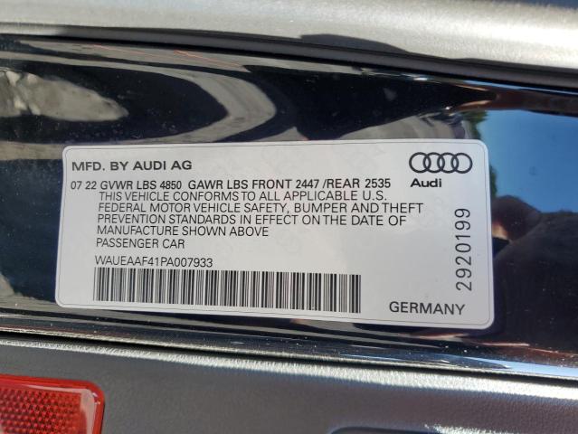 Photo 11 VIN: WAUEAAF41PA007933 - AUDI A4 PREMIUM 