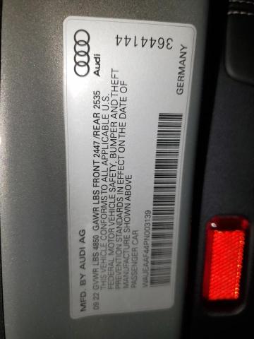 Photo 12 VIN: WAUEAAF44PN003139 - AUDI A4 