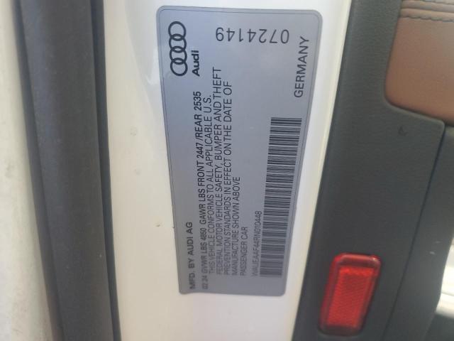 Photo 12 VIN: WAUEAAF44RN010448 - AUDI A4 PREMIUM 