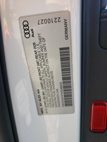 Photo 11 VIN: WAUEAAF47MA086035 - AUDI A4 PREMIUM 