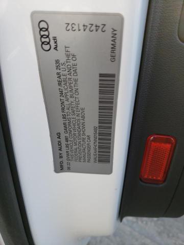 Photo 11 VIN: WAUEAAF47NN015492 - AUDI A4 PREMIUM 