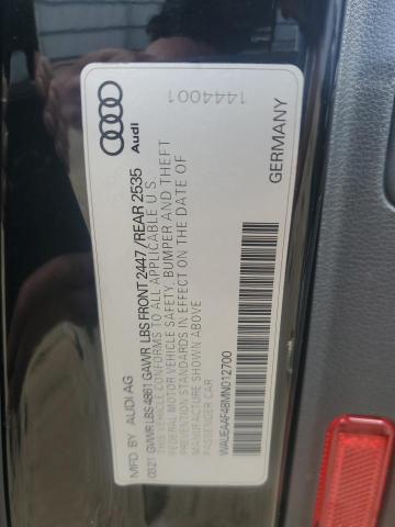 Photo 11 VIN: WAUEAAF48MN012700 - AUDI A4 PREMIUM 