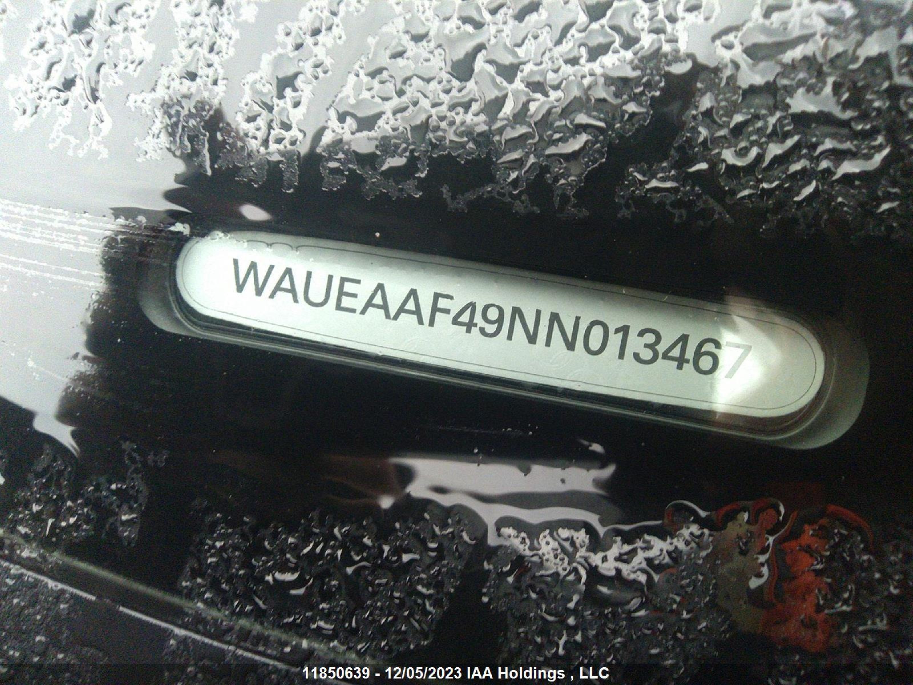 Photo 8 VIN: WAUEAAF49NN013467 - AUDI A4 