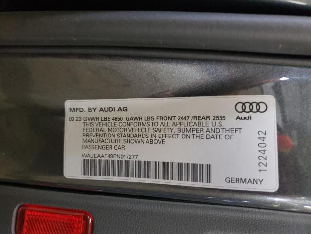 Photo 11 VIN: WAUEAAF49PN017277 - AUDI A4 PREMIUM 