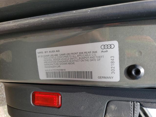 Photo 12 VIN: WAUEACF51PA006818 - AUDI A5 PRESTIG 