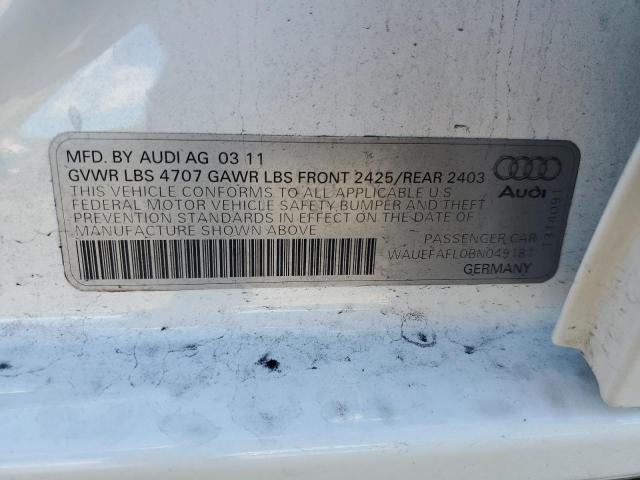 Photo 11 VIN: WAUEFAFL0BN049181 - AUDI A4 