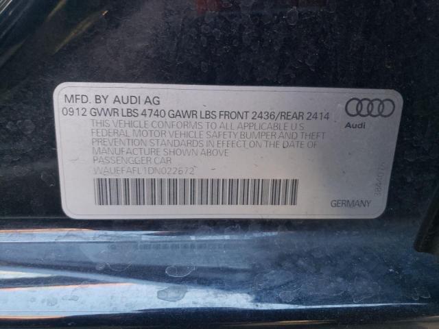 Photo 11 VIN: WAUEFAFL1DN022672 - AUDI A4 