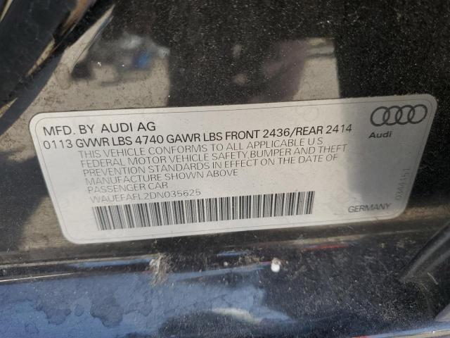 Photo 12 VIN: WAUEFAFL2DN035625 - AUDI A4 