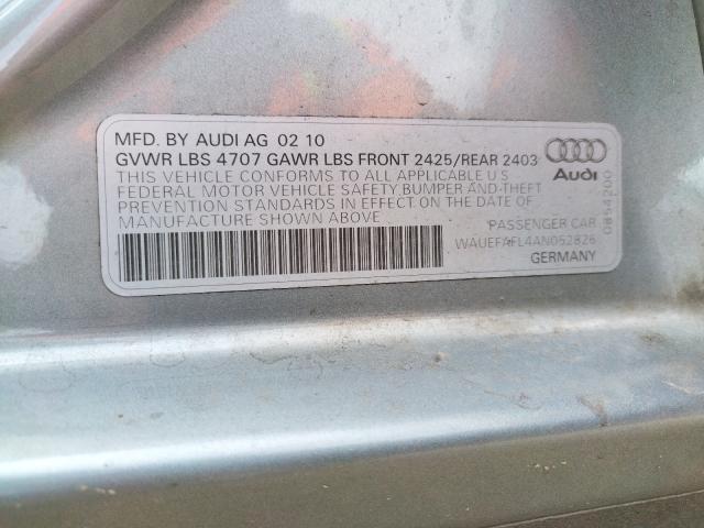 Photo 9 VIN: WAUEFAFL4AN052826 - AUDI A4 