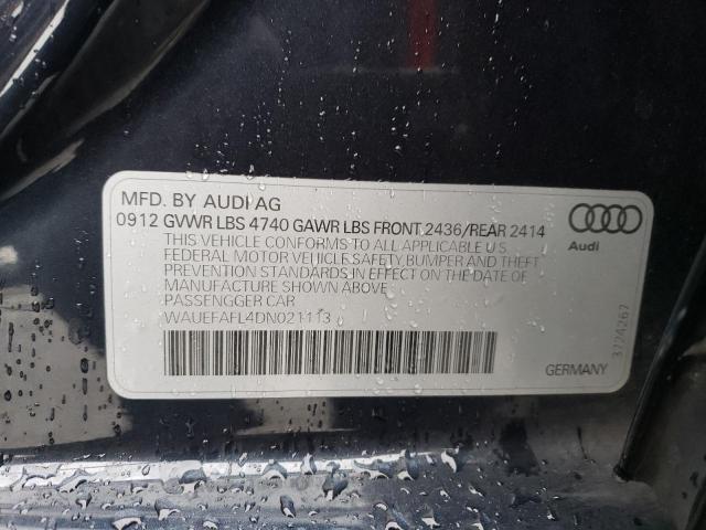 Photo 11 VIN: WAUEFAFL4DN021113 - AUDI A4 PREMIUM 