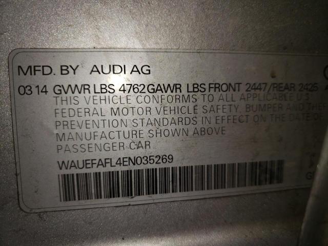 Photo 9 VIN: WAUEFAFL4EN035269 - AUDI A4 