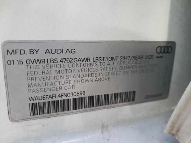 Photo 9 VIN: WAUEFAFL4FN030896 - AUDI A4 PREMIUM 