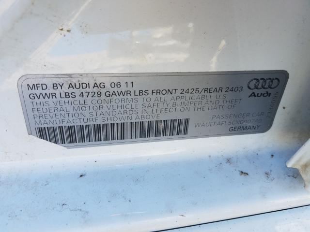 Photo 9 VIN: WAUEFAFL5CN000740 - AUDI A4 PREMIUM 