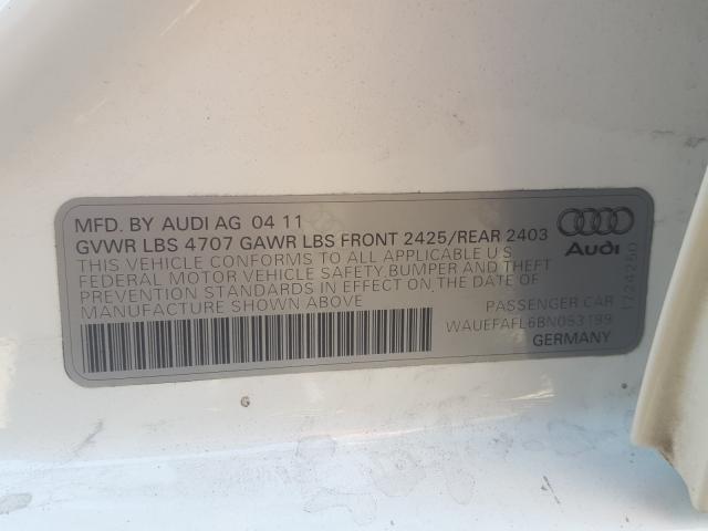 Photo 9 VIN: WAUEFAFL6BN053199 - AUDI A4 