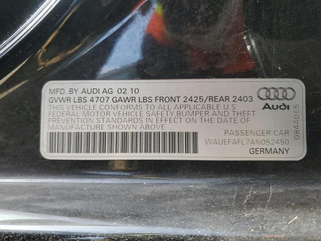 Photo 12 VIN: WAUEFAFL7AN052450 - AUDI A4 PREMIUM 