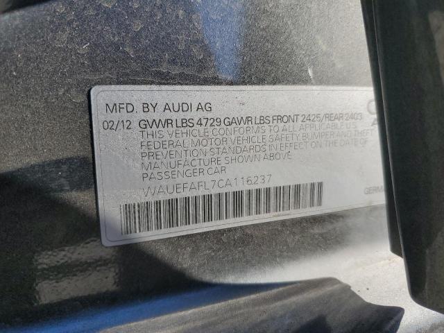 Photo 11 VIN: WAUEFAFL7CA116237 - AUDI A4 