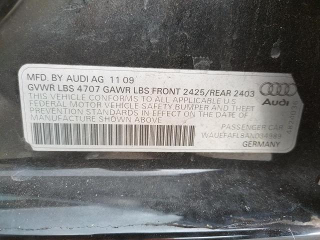 Photo 9 VIN: WAUEFAFL8AN034989 - AUDI A4 