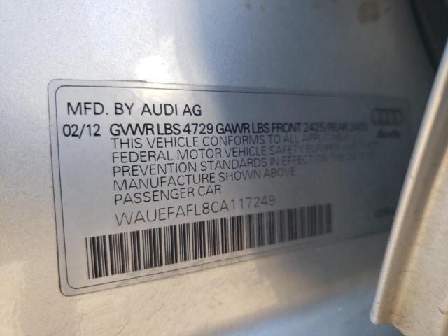 Photo 11 VIN: WAUEFAFL8CA117249 - AUDI A4 PREMIUM 