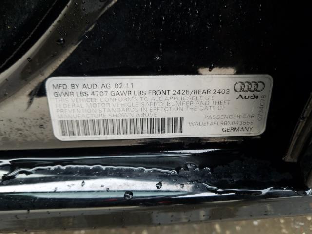 Photo 9 VIN: WAUEFAFL9BN043556 - AUDI A4 PREMIUM 